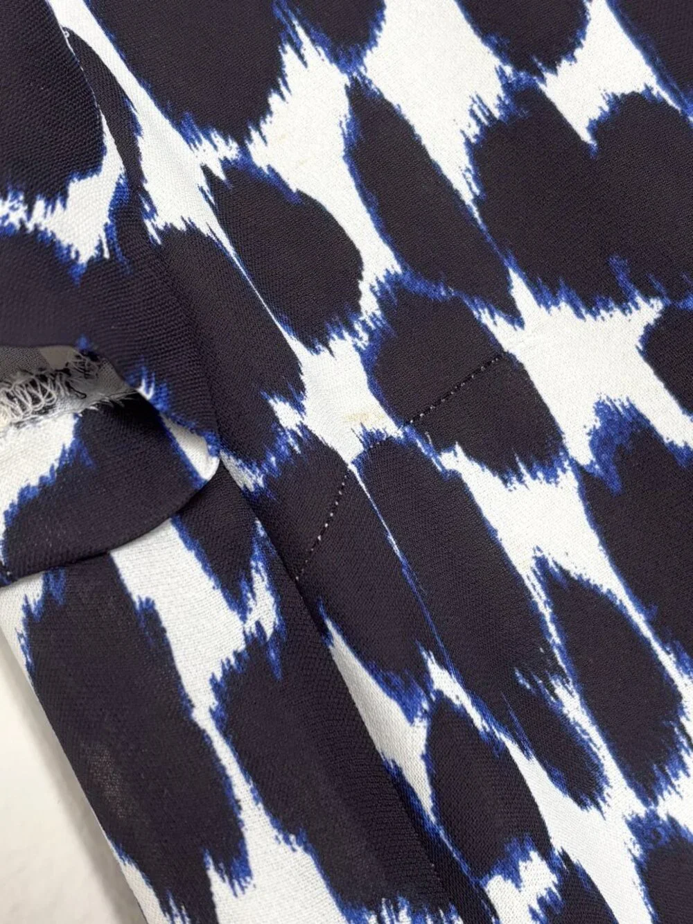 Kate Spade Blue Leopard Print Dress - SIZE 2